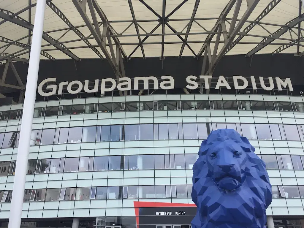 Groupama Stadium: la entrada del estadio
