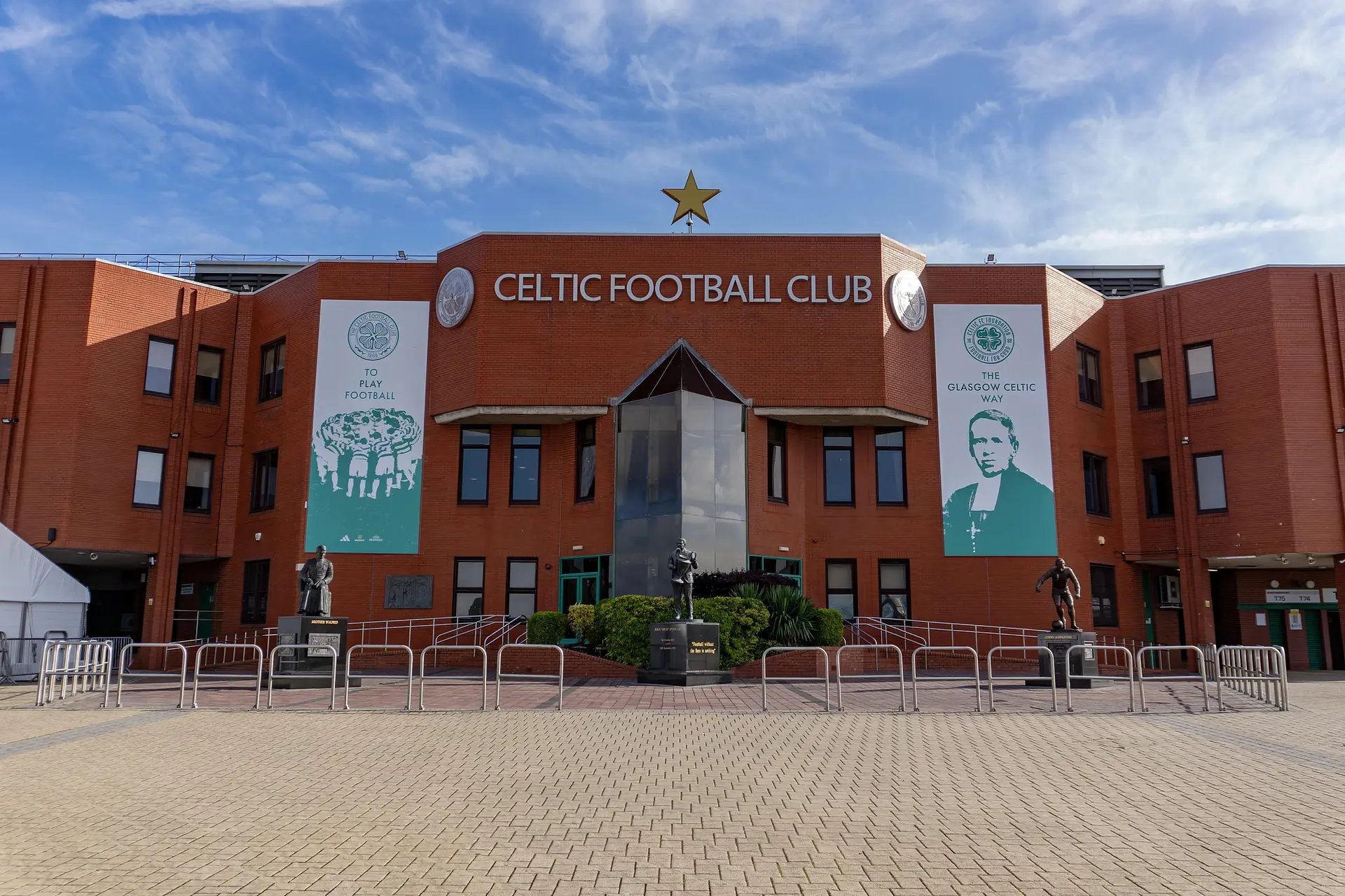 Celtic Park: Eingang zum Stadion