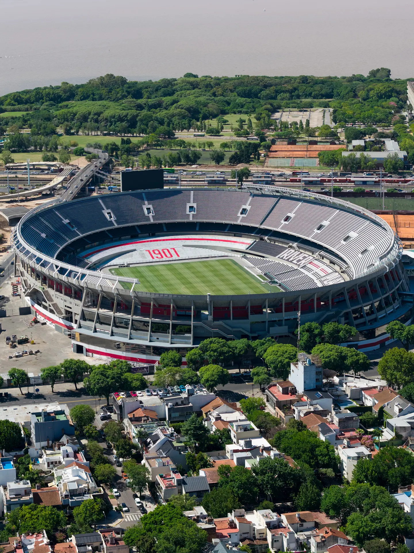 El Monumental: Luftaufnahme