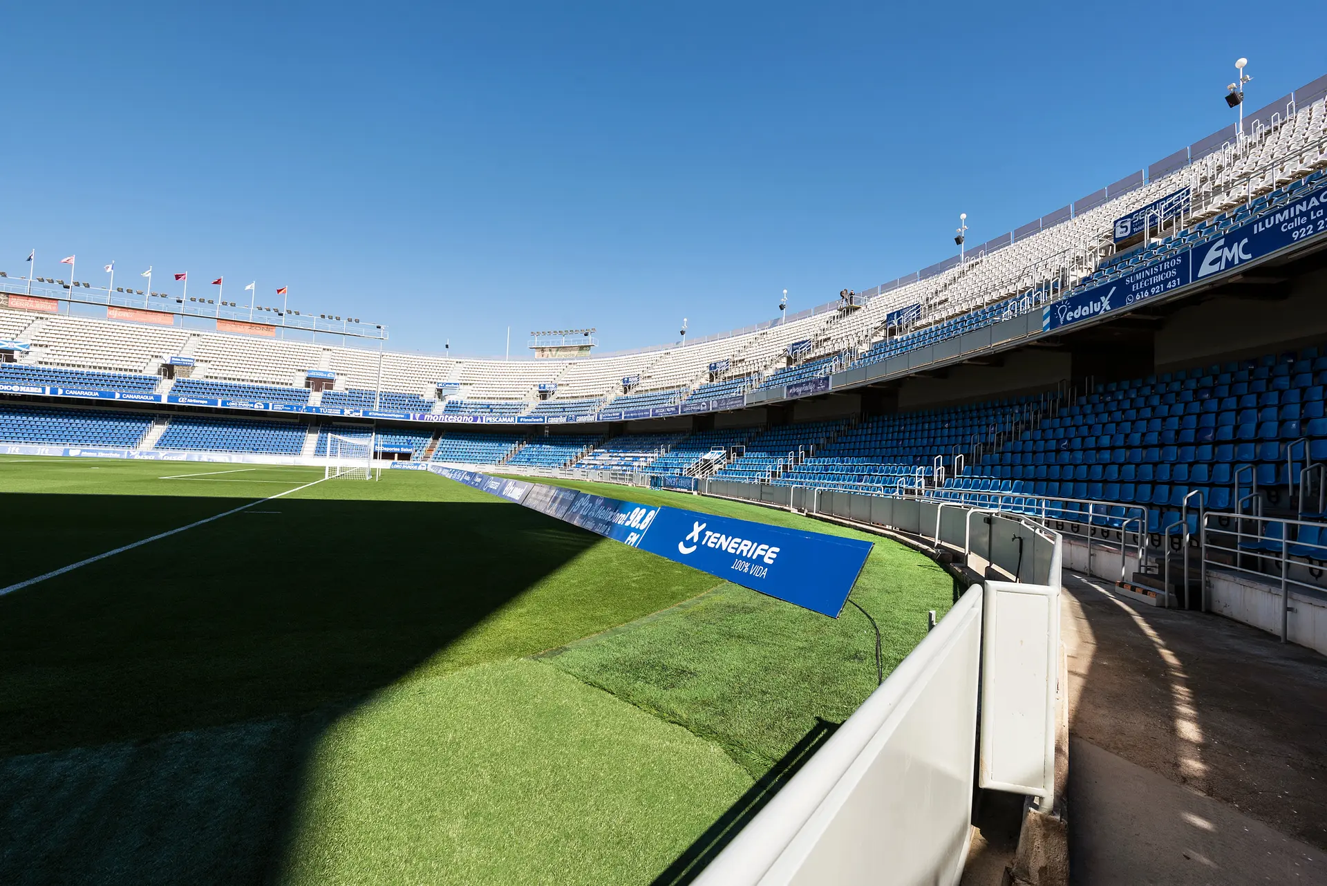 Heliodoro Rodríguez López: Innenansicht des Stadions