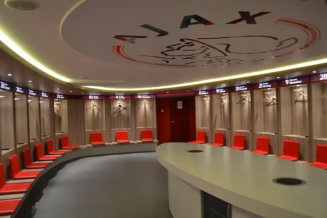 Johan Cruyff ArenA: die Spielerkabine