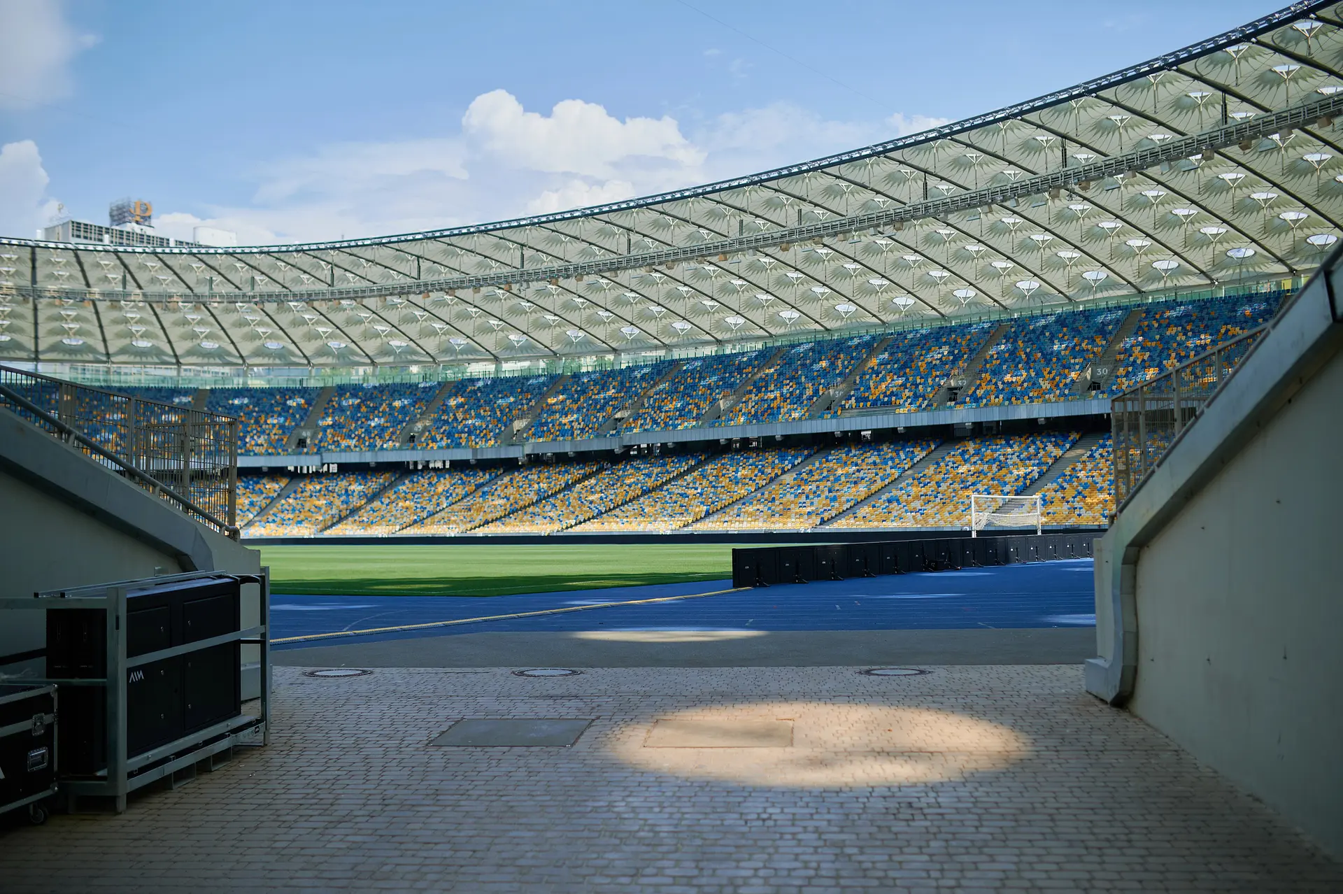 NSC Olimpiyskiy: das Innere des Stadions