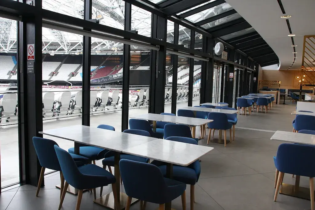 London Stadium: el restaurante del estadio