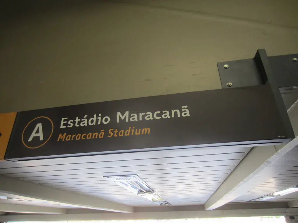 Maracanã: the stadium entrance