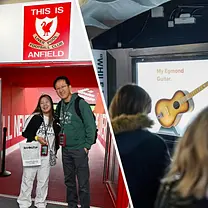 Paquete: Tour por el estadio del Liverpool FC + Museo «La historia de los Beatles»