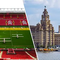 Combo: tour al estadio del Liverpool FC + Tour de 360° al Royal Liver Building
