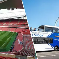 Tour combinato all'Emirates Stadium dell'Arsenal FC + biglietti per autobus panoramico