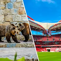 Combo: Lisbon Zoo + SL Benfica Stadium & Museum Tickets
