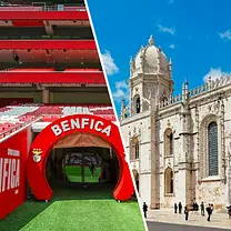 Entrada combinada: tour del estadio y museo del SL Benfica + monasterio de los Jerónimos