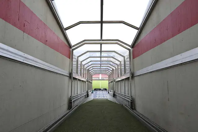 MHP Arena: the players' tunnel