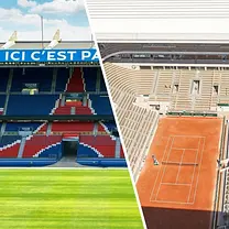 Kombitickets: PSG Stadiontour + Roland-Garros geführte Tour