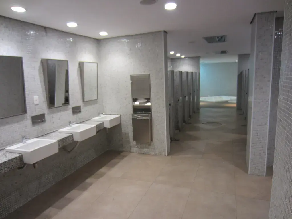 Maracanã: las duchas del vestuario