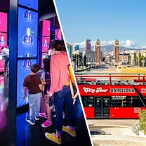 Combo: visita guiada por el Museo del FC Barcelona + tour en autobús turístico por Barcelona