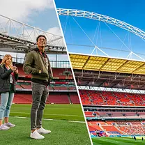 Kombiticket: Arsenal FC Emirates Stadium Audioguide Tour + Geführte Tour durch das Wembley Stadion