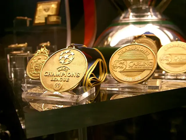 Old Trafford: the trophy room