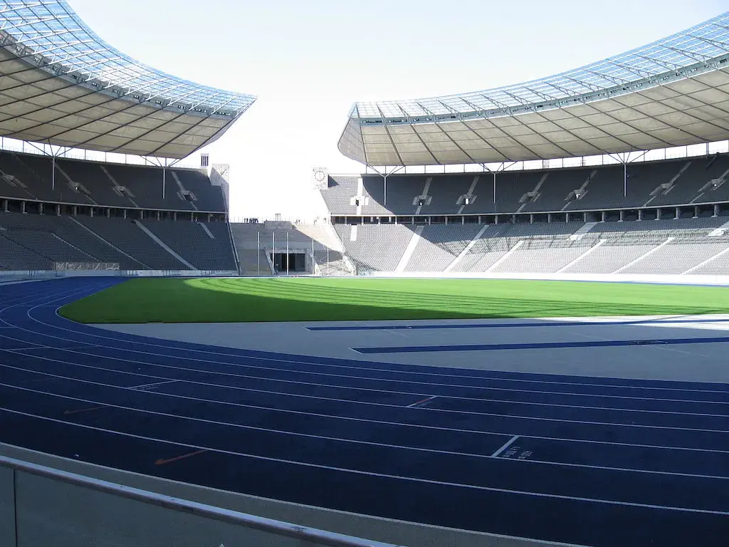 Olympiastadion Berlin: the running track