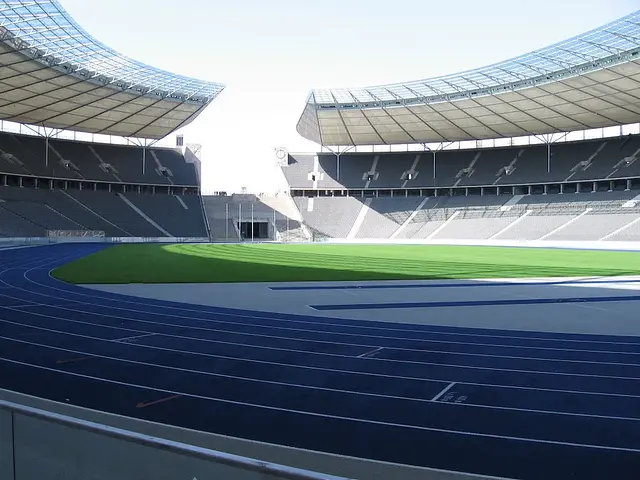 Olympiastadion Berlin : la piste d'athlétisme