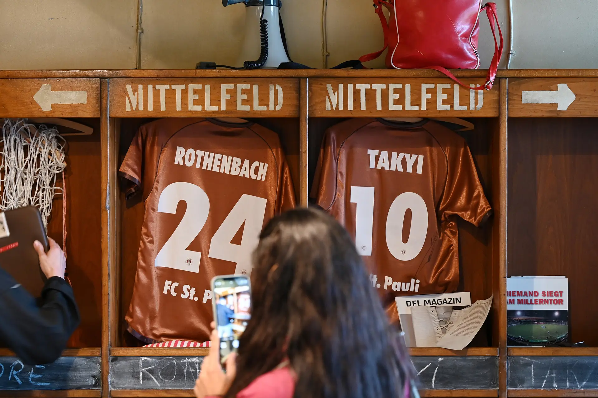 Millerntor-Stadion: die Umkleidekabinen