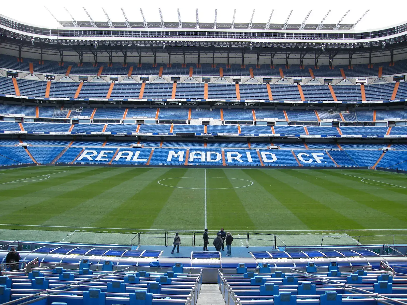 Estadio Santiago Bernabéu: vista panorámica