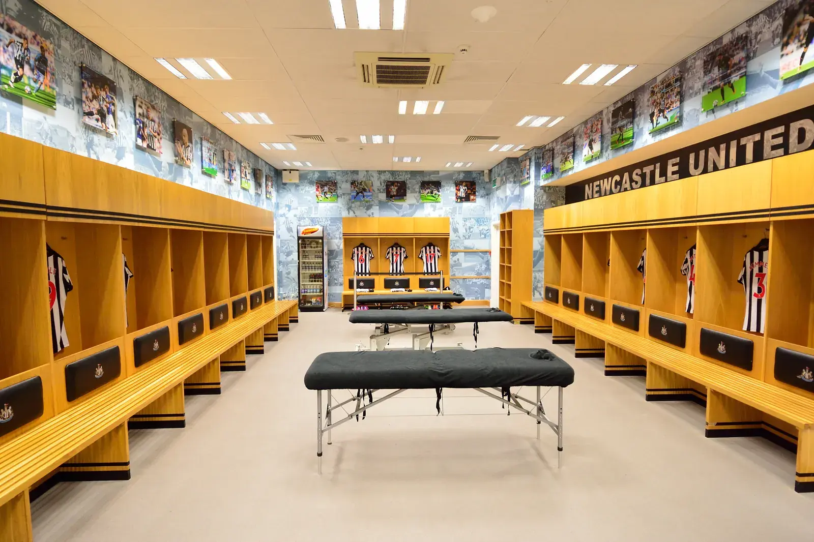 St James' Park: el vestuario