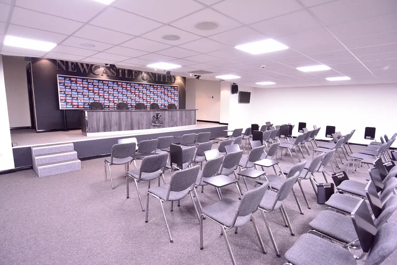 St James' Park : la salle de presse