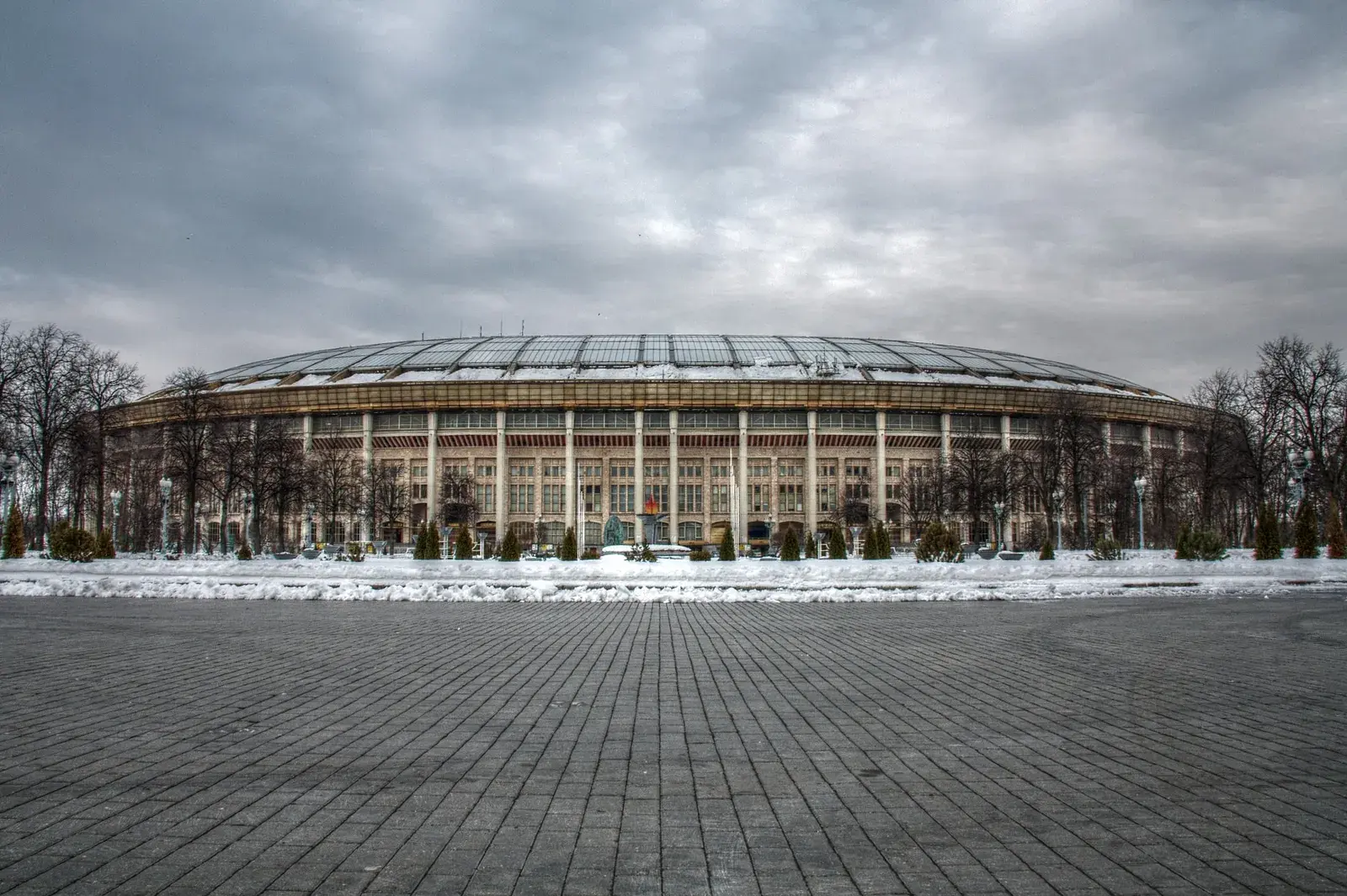 Luzhniki Stadium : l'entrée du stade