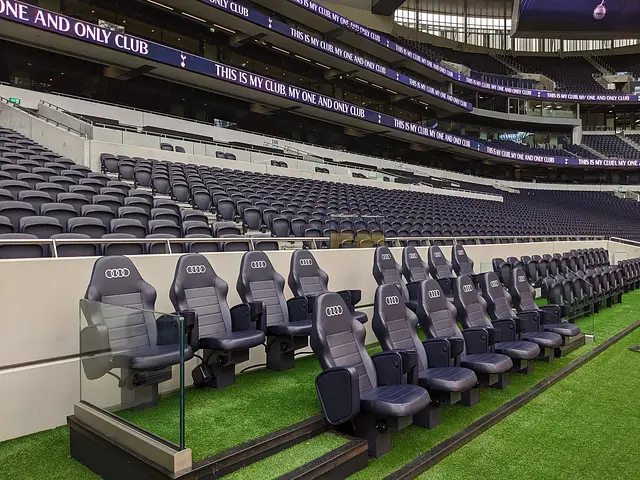 Tottenham Hotspur Stadium: la panchina