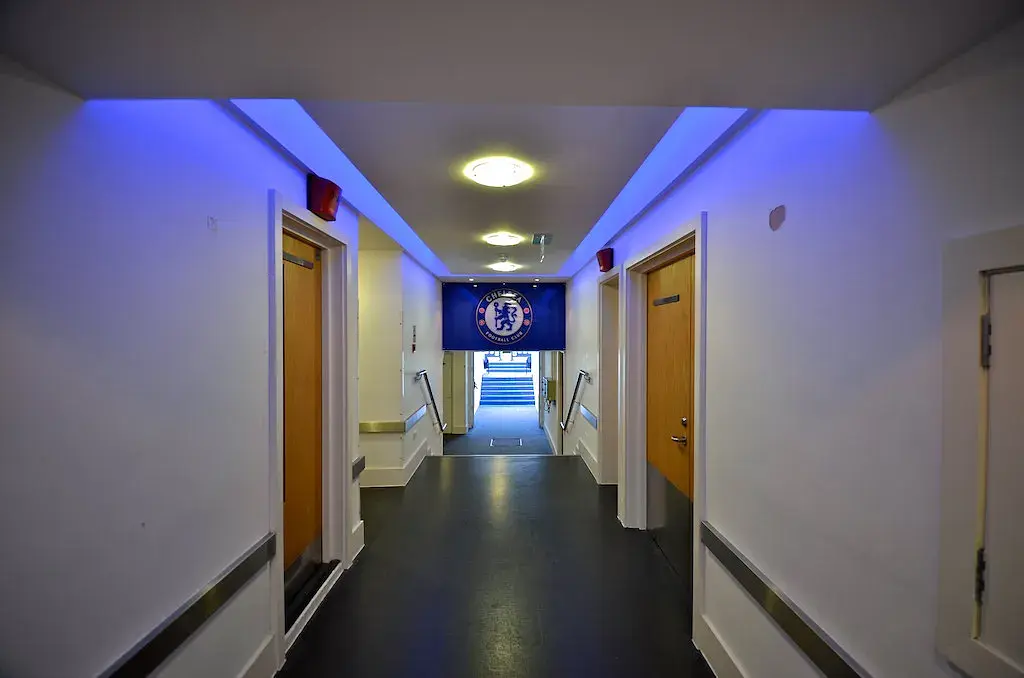 Stamford Bridge: der Spielertunnel