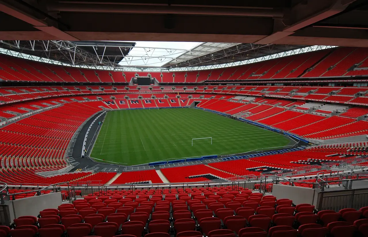 Wembley Stadium: panoramic view